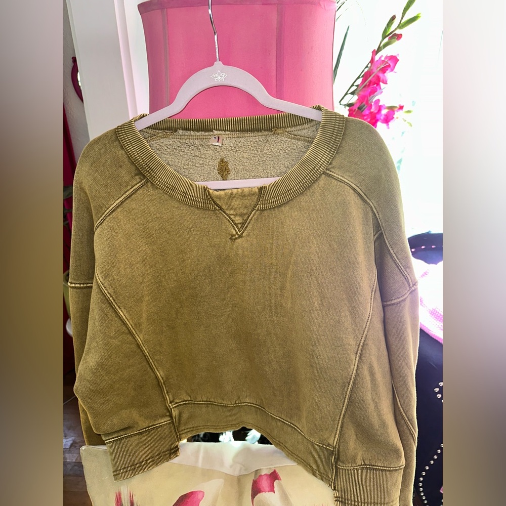 FREE PEOPLE - INTERCEPT PULLOVER IN HARVEST GOLD - Picture 10 of 14